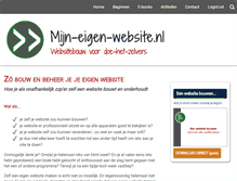 Tablet Screenshot of mijn-eigen-website.nl